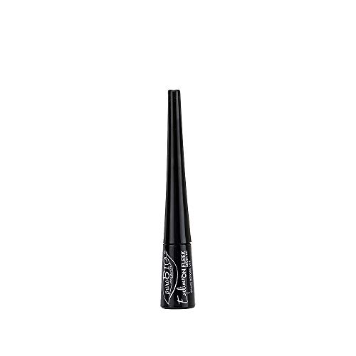 PUROBIO Auf Fleek Fühlte Trinkgeld Eyeliner, Schwarz, 3 ml von PUROBIO