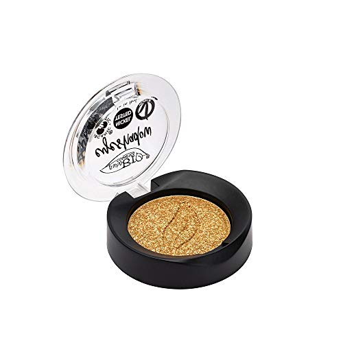 PuroBio Kompakte Schimmern Lidschatten Pod, Nr. 24 Gold, 30 g von PUROBIO