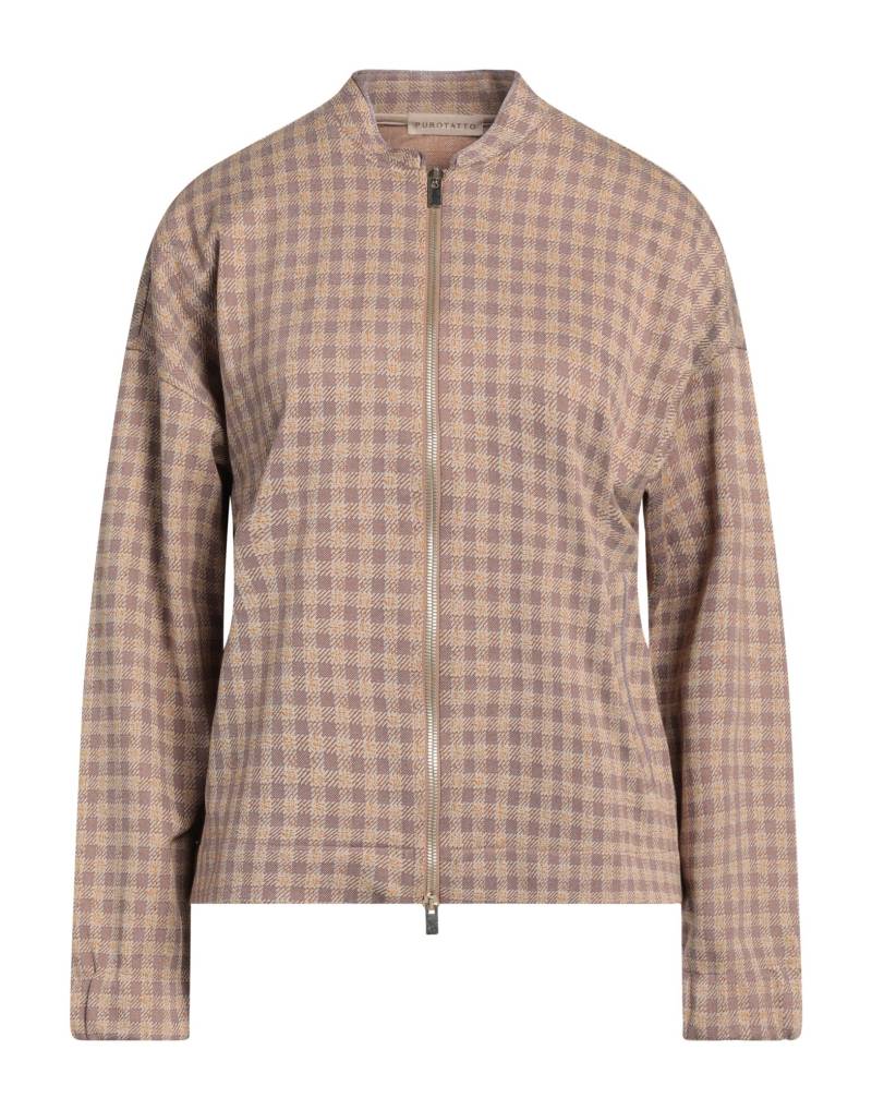PUROTATTO Jacke & Anorak Damen Hellbraun von PUROTATTO