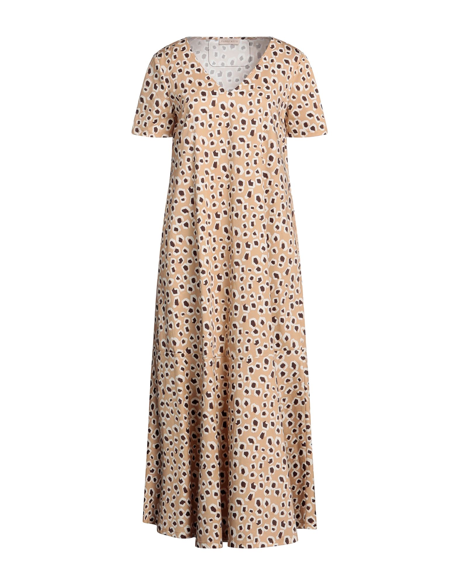 PUROTATTO Maxi-kleid Damen Kamel von PUROTATTO