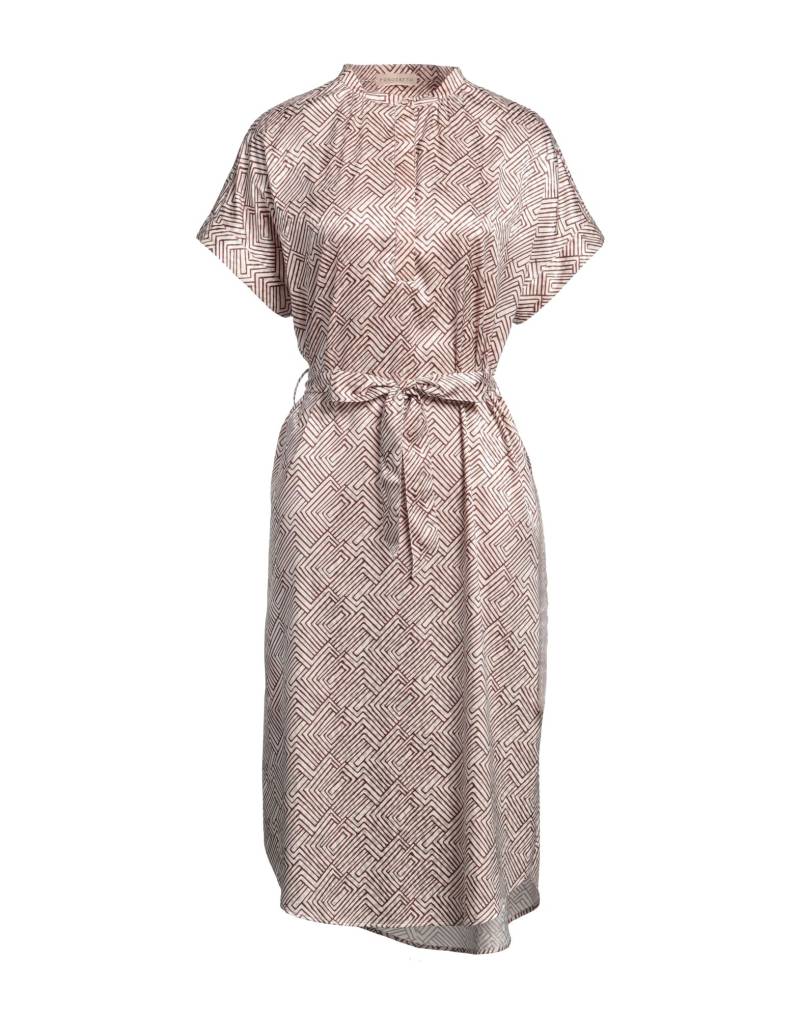 PUROTATTO Midi-kleid Damen Beige von PUROTATTO