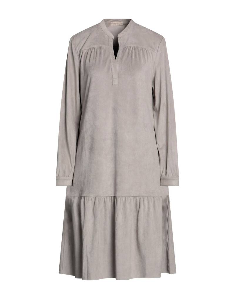 PUROTATTO Midi-kleid Damen Maulwurfsgrau von PUROTATTO
