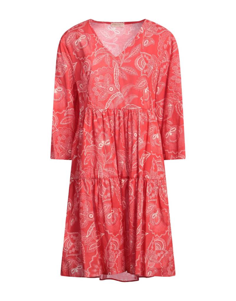 PUROTATTO Midi-kleid Damen Rot von PUROTATTO