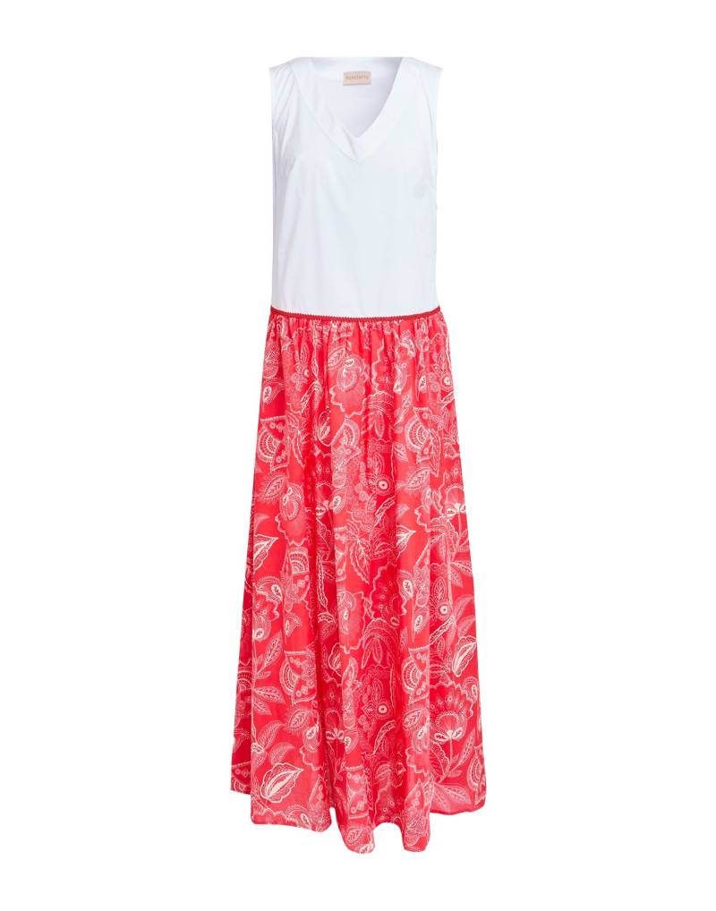 PUROTATTO Midi-kleid Damen Rot von PUROTATTO