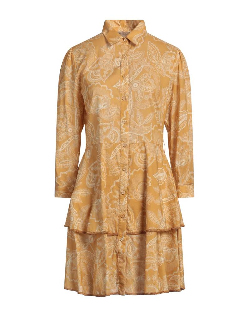 PUROTATTO Mini-kleid Damen Gelb von PUROTATTO