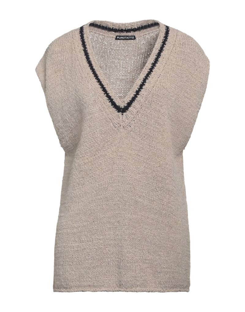 PUROTATTO Pullover Damen Hellbraun von PUROTATTO