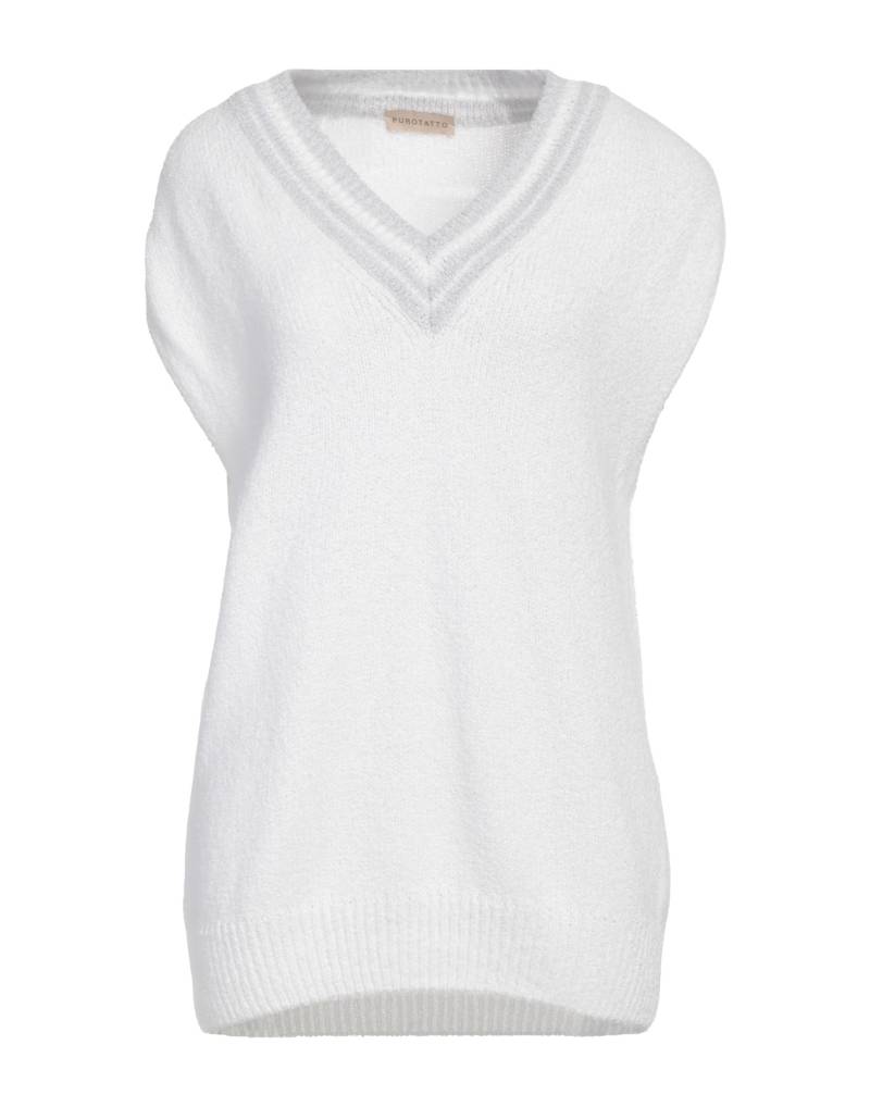 PUROTATTO Pullover Damen Weiß von PUROTATTO