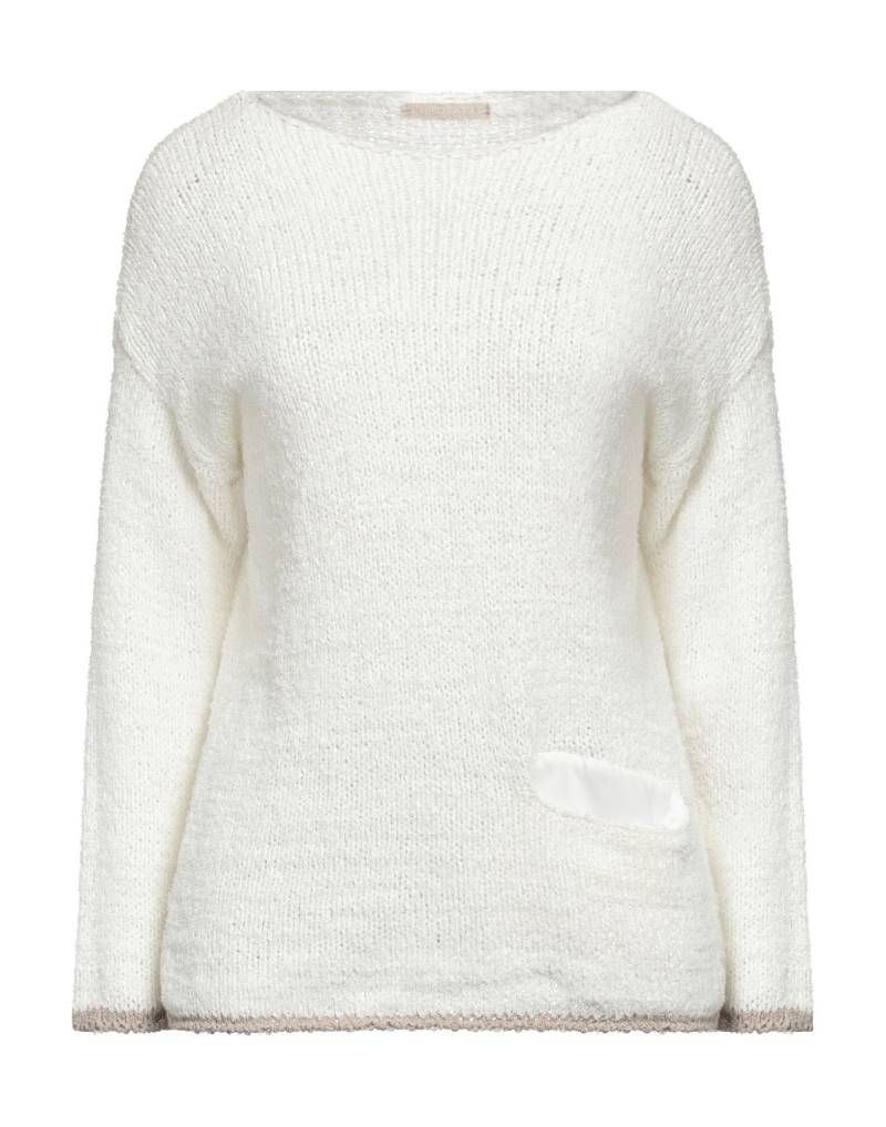 PUROTATTO Pullover Damen Weiß von PUROTATTO