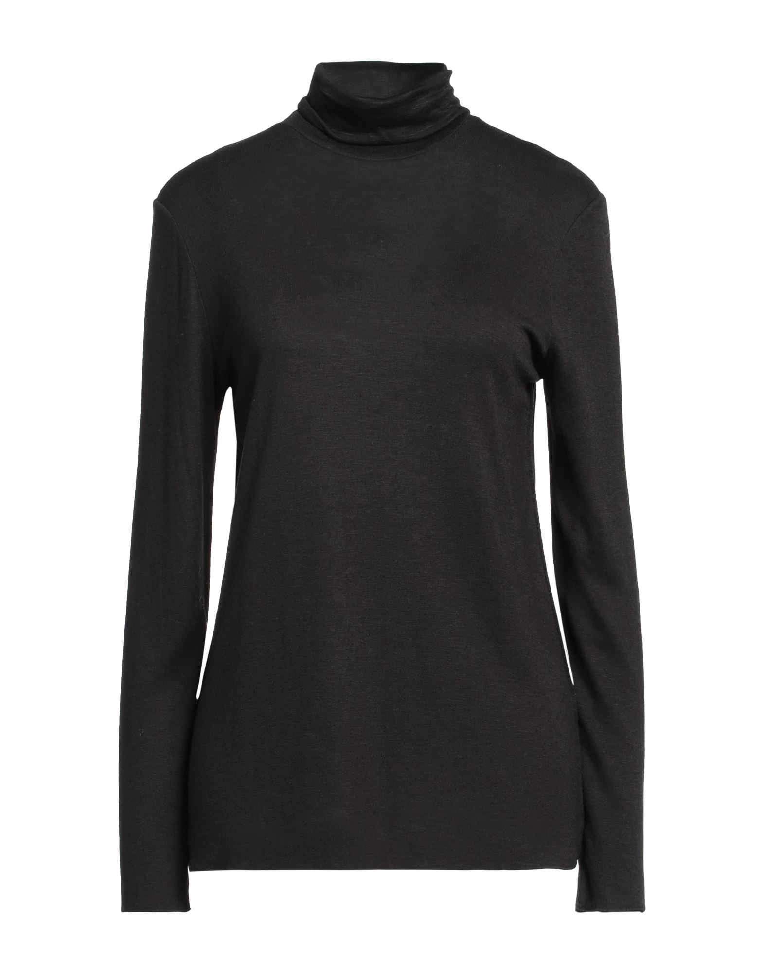 PUROTATTO Rollkragenpullover Damen Braungrau von PUROTATTO