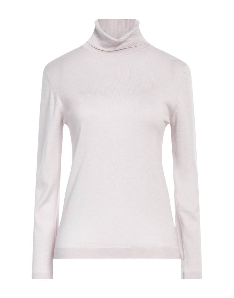 PUROTATTO Rollkragenpullover Damen Hellrosa von PUROTATTO