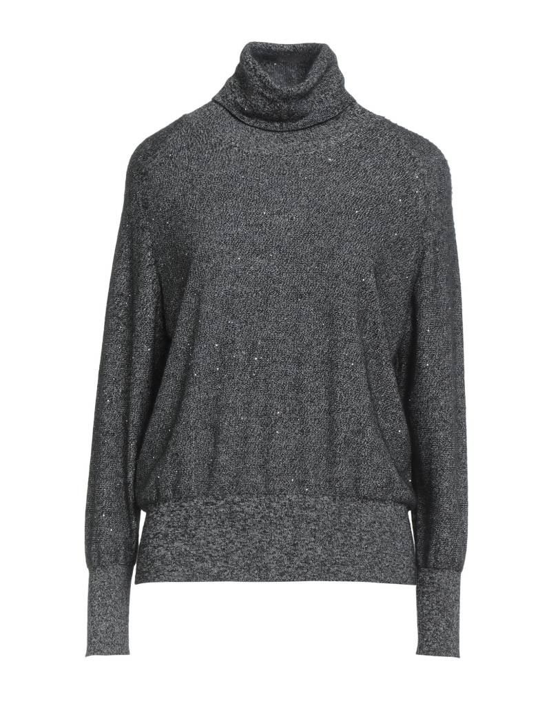 PUROTATTO Rollkragenpullover Damen Schwarz von PUROTATTO