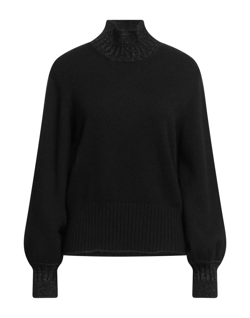 PUROTATTO Rollkragenpullover Damen Schwarz von PUROTATTO