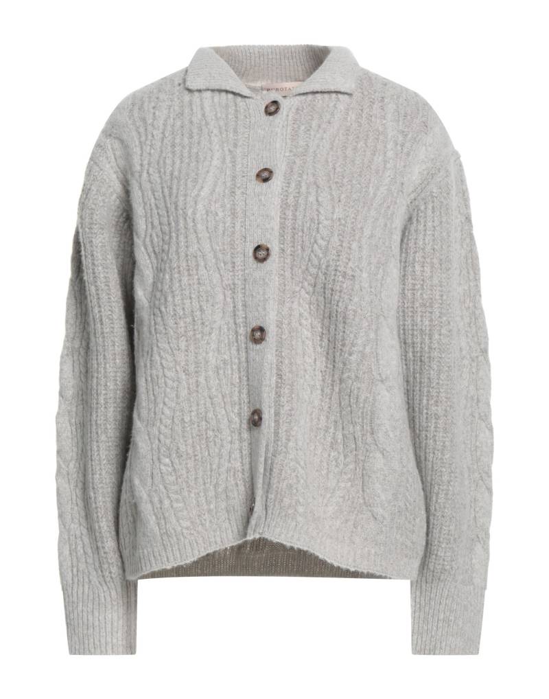 PUROTATTO Strickjacke Damen Hellgrau von PUROTATTO