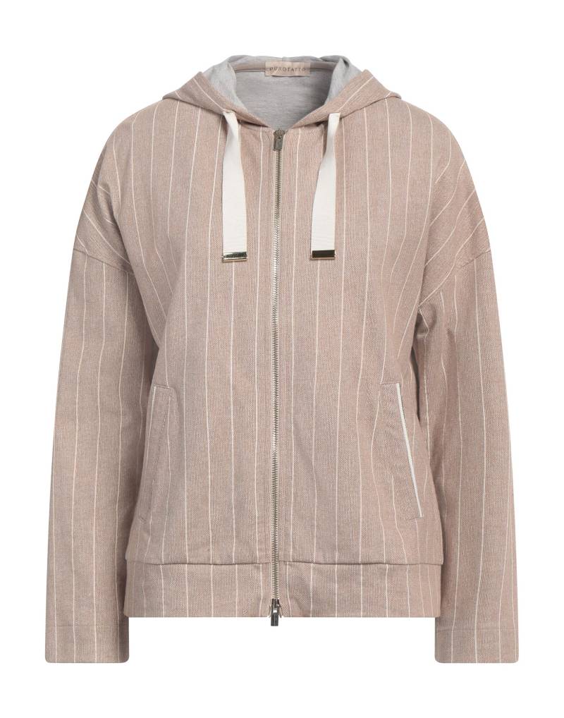 PUROTATTO Sweatshirt Damen Beige von PUROTATTO