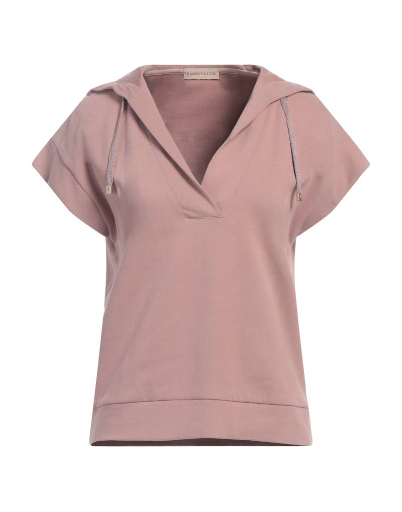 PUROTATTO Sweatshirt Damen Hellbraun von PUROTATTO