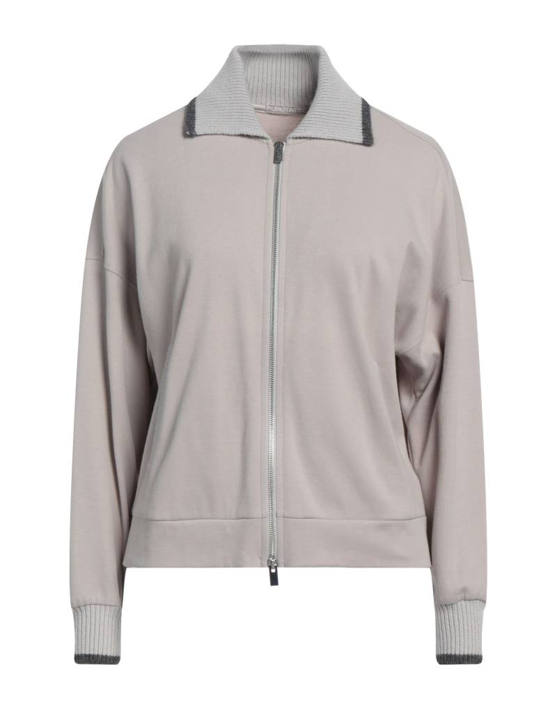 PUROTATTO Sweatshirt Damen Maulwurfsgrau von PUROTATTO