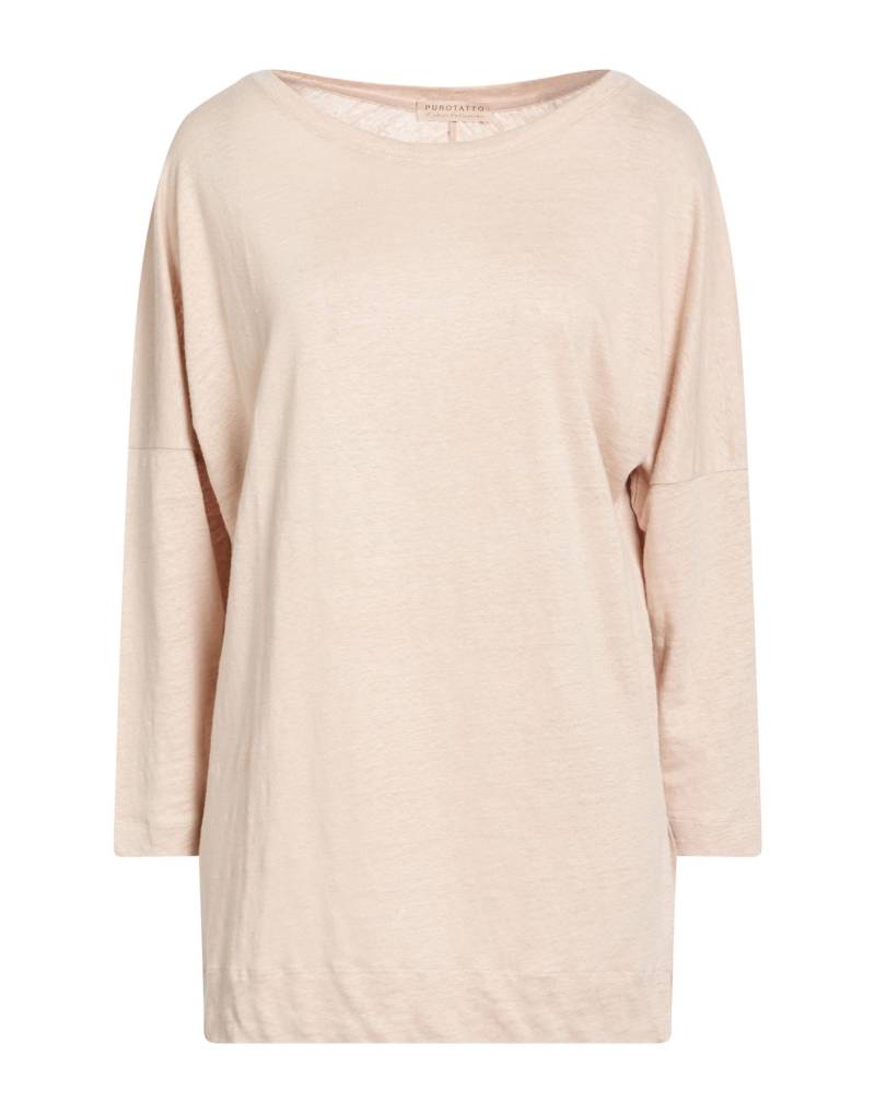 PUROTATTO T-shirts Damen Beige von PUROTATTO