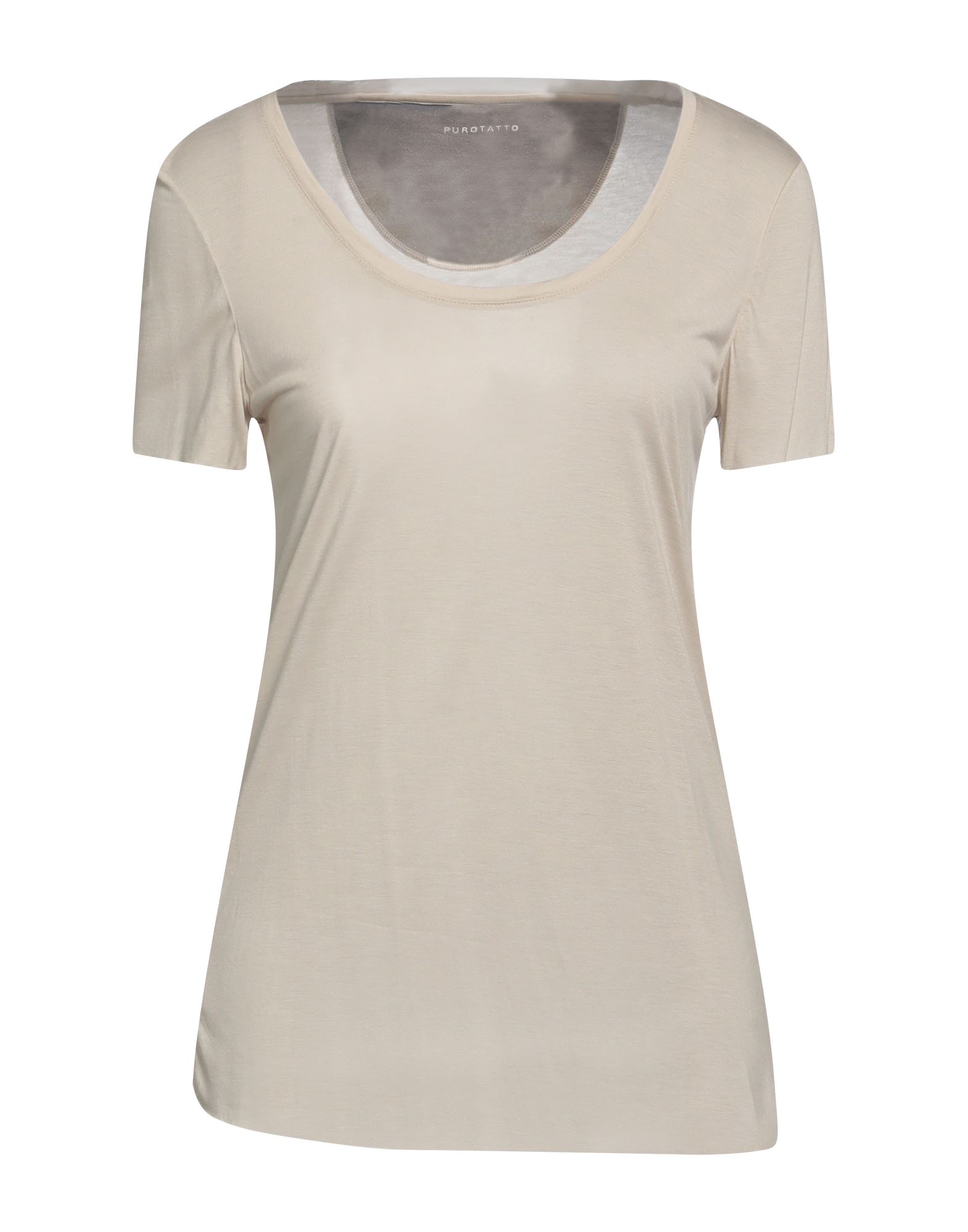 PUROTATTO T-shirts Damen Beige von PUROTATTO