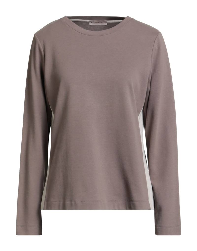 PUROTATTO T-shirts Damen Grau von PUROTATTO