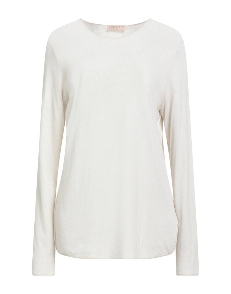PUROTATTO T-shirts Damen Hellgrau von PUROTATTO