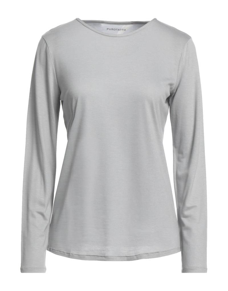 PUROTATTO T-shirts Damen Hellgrau von PUROTATTO