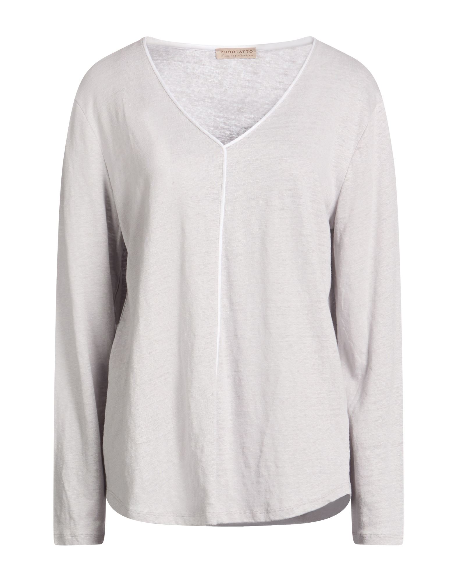 PUROTATTO T-shirts Damen Hellgrau von PUROTATTO
