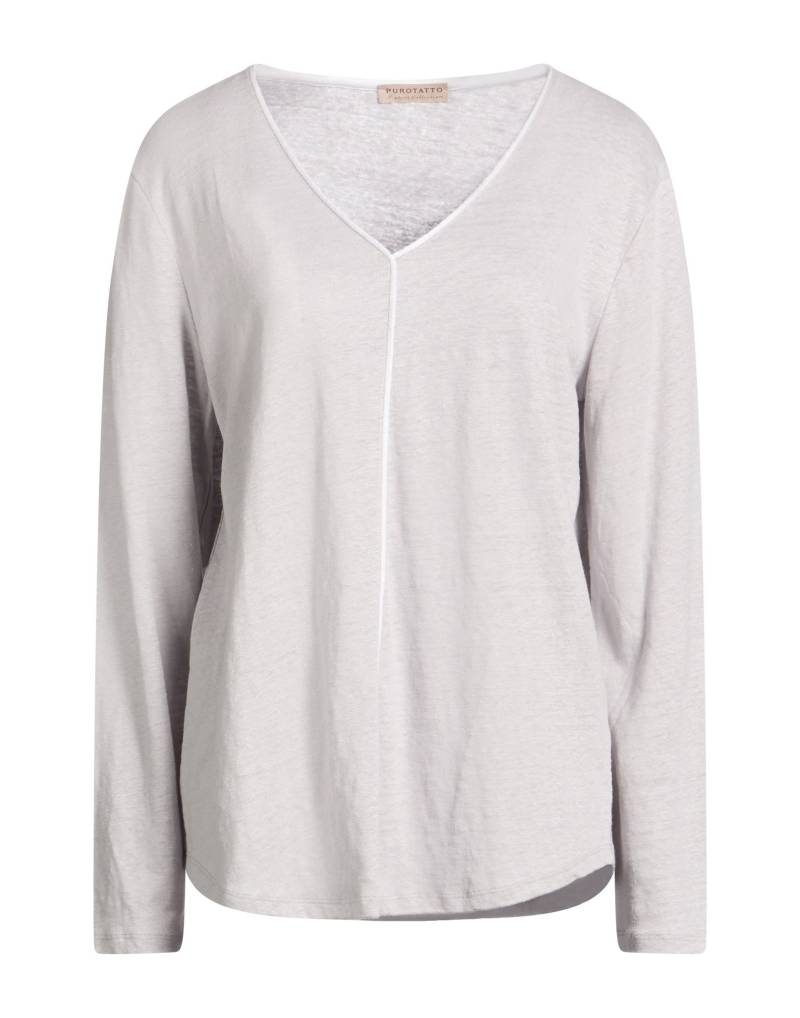 PUROTATTO T-shirts Damen Hellgrau von PUROTATTO