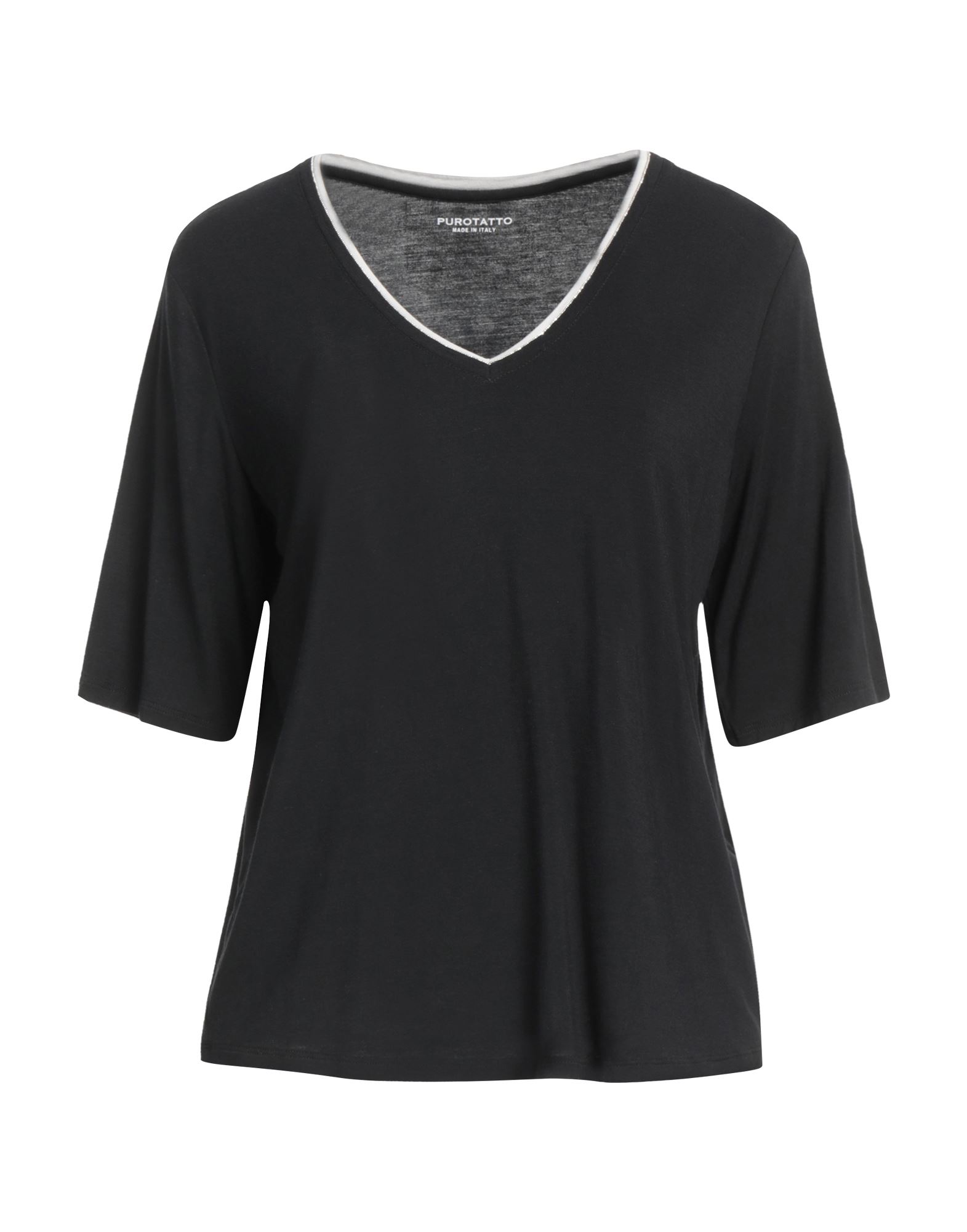 PUROTATTO T-shirts Damen Schwarz von PUROTATTO