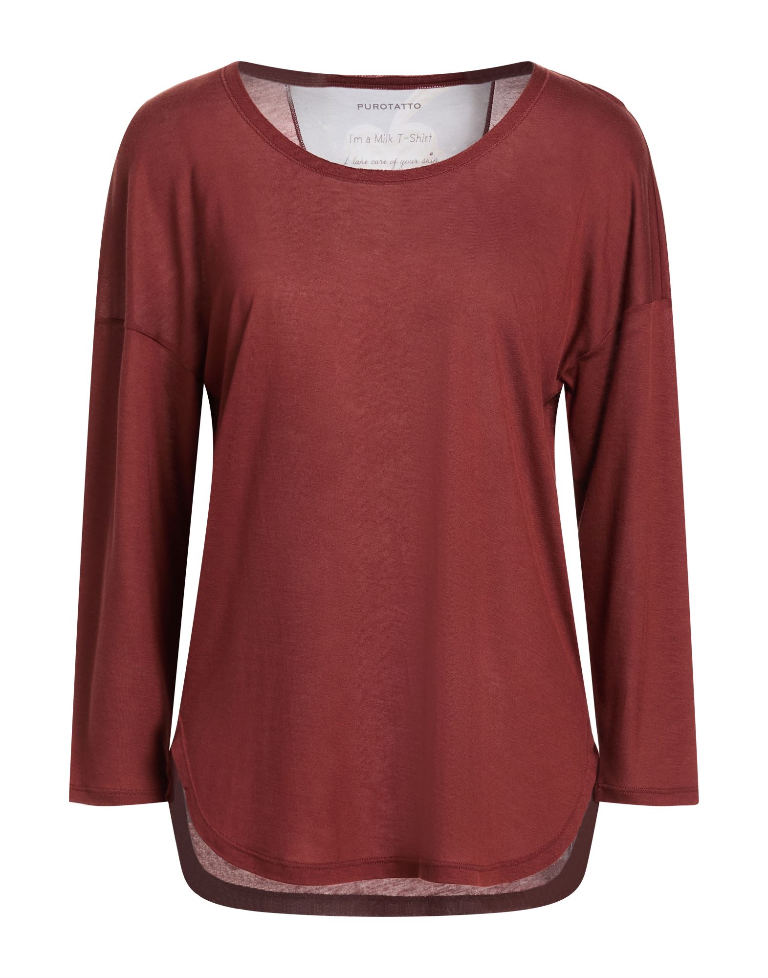 PUROTATTO T-shirts Damen Ziegelrot von PUROTATTO