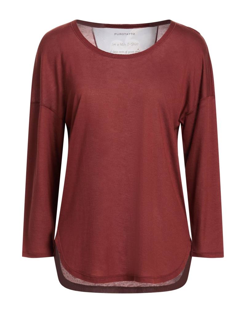 PUROTATTO T-shirts Damen Ziegelrot von PUROTATTO