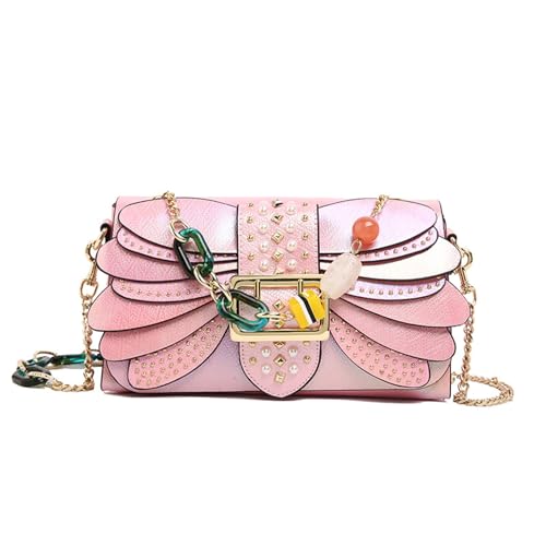 Moderne Handtasche aus PU-Leder für diejenigen, die anspruchsvolle Ästhetik und Funktionalität schätzen, a, One Size von PURPLELILY