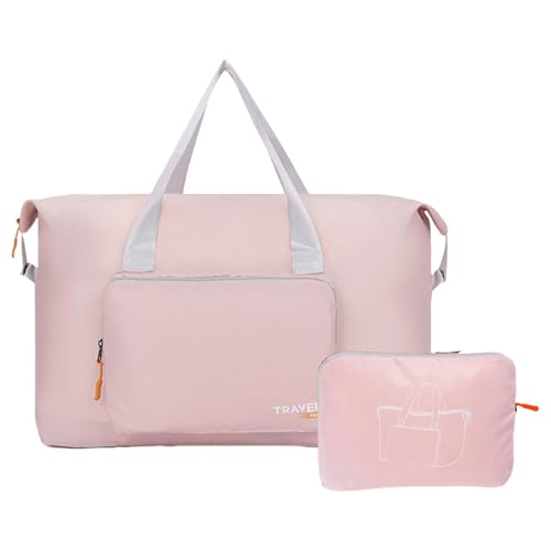 PURPLELILY Damen Reise Große Kapazität Schultertasche Praktische Faltbare Handtasche Fitness Taschen Oxford Tuch Handtasche für Gym Und Ausflug Große Kapazität Reise Umhängetasche, a, One Size von PURPLELILY