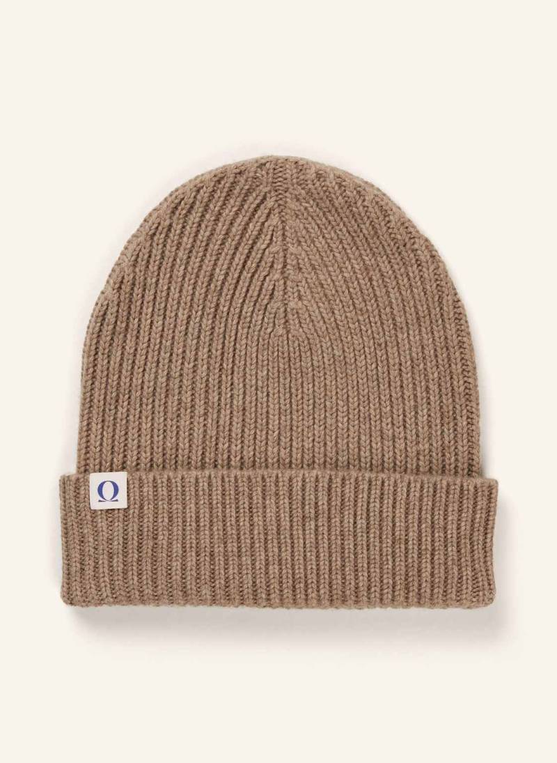 Purschoen Cashmere-Mütze beige von PURSCHOEN