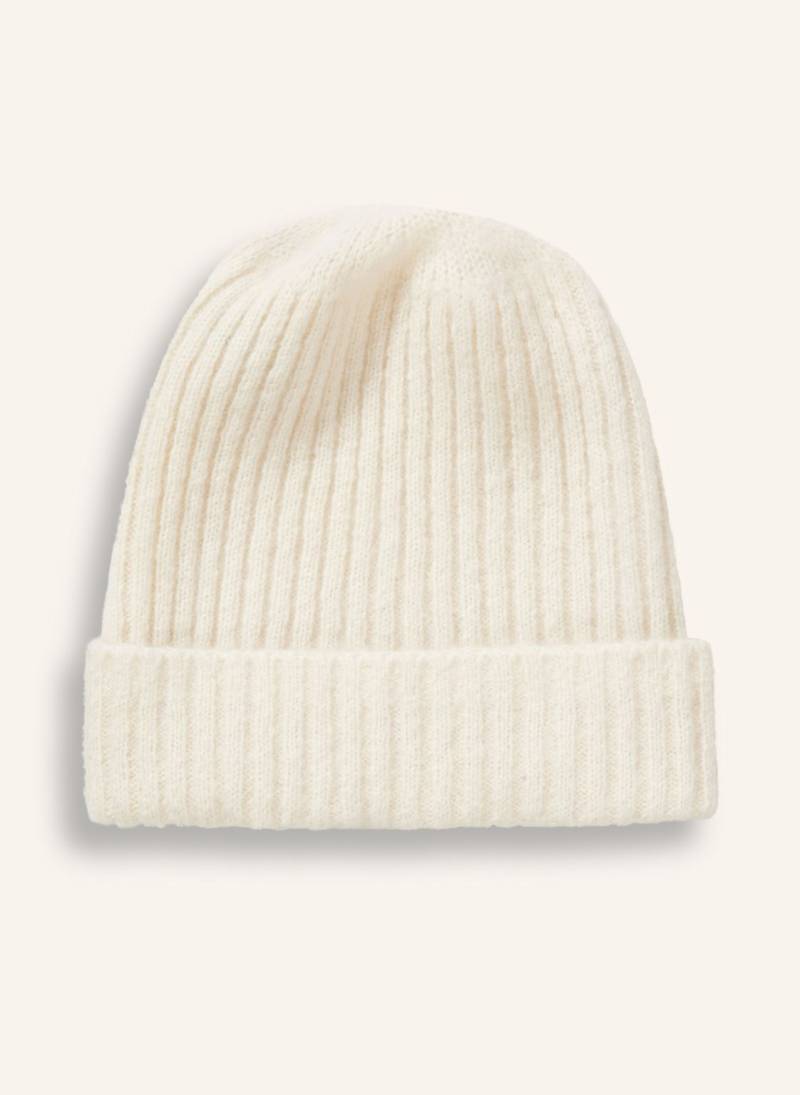 Purschoen Cashmere-Mütze weiss von PURSCHOEN