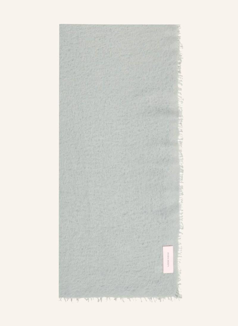 Purschoen Cashmere-Schal Ombre gruen von PURSCHOEN