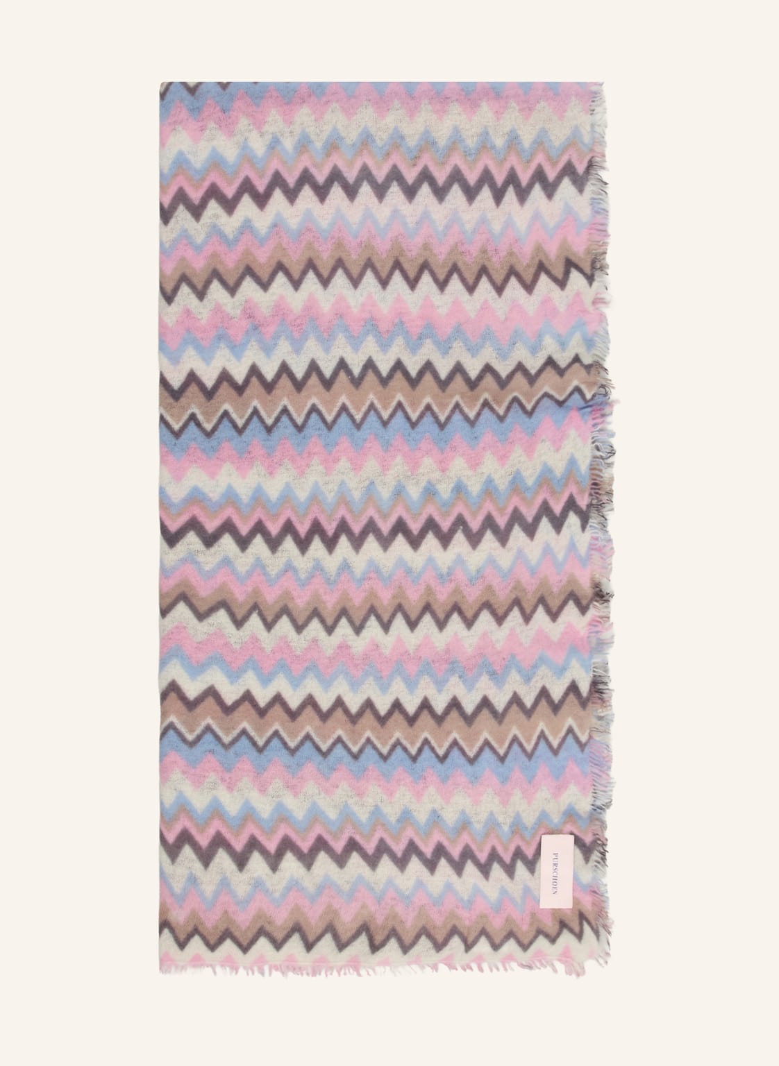 Purschoen Cashmere-Schal blau von PURSCHOEN