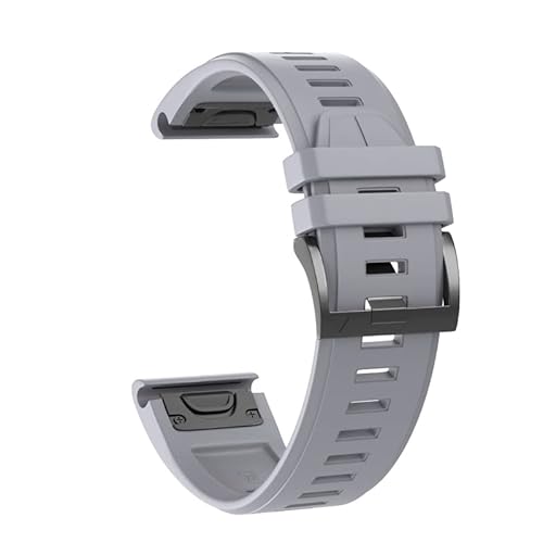 26 22 mm Silikon-Schnellverschluss-Uhrenarmband für Garmin Fenix 7X 7 6 6X Pro 5 5X Plus 3 HR Mk1 Easyfit Armband, 26mm Fenix 7X, Achat von PURYN