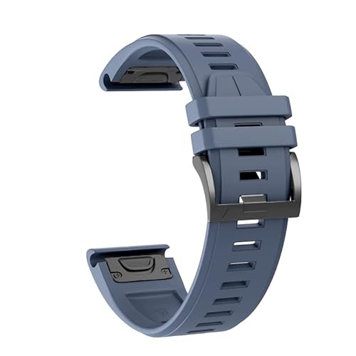 26 22 mm Silikon-Schnellverschluss-Uhrenarmband für Garmin Fenix 7X 7 6 6X Pro 5 5X Plus 3 HR Mk1 Easyfit Armband, Fenix 5X 5X Plus 3HR, Achat von PURYN