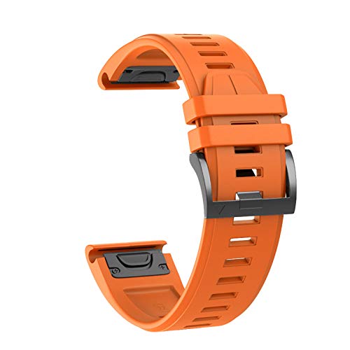 26 22 mm Silikon-Schnellverschluss-Uhrenarmband für Garmin Fenix 7X 7 6 6X Pro 5 5X Plus 3 HR Mk1 Easyfit Armband, For Forerunner 945 935, Achat von PURYN