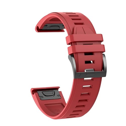 26 22 mm Silikon-Schnellverschluss-Uhrenarmband für Garmin Fenix 7X 7 6 6X Pro 5 5X Plus 3 HR Mk1 Easyfit Armband, For Instinct2, Achat von PURYN