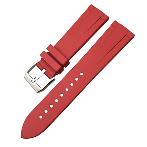 PURYN Fluororubber Uhrenarmbänder für IWC Big Pilot Uhren IW3777, Gummi-Silikon, 19 mm, 20 mm, 21 mm, 22 mm, weiches Taucharmband, 20 mm, Achat von PURYN