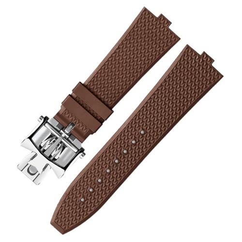 PURYN Senior FKM Fluorkautschuk-Uhrenarmband für Vacheron Constantin 4500 V, 5500 V, 7900, VC, konvexe Öffnung, 7 mm, 7 mm, Achat von PURYN