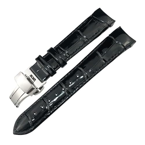 PURYN Uhrenarmband, 18 mm, Rindsleder, für Tissot 1853 T035.207 T035, Schwarz, Weiß, Lila, Rot, Damenarmband, kostenloses Werkzeug, Rose gold buckle, Achat PURYN Uhrenarmband, 18 mm, Rindsleder, für Tissot 1853 T035.207 T035, Schwarz, Weiß, Lila, Rot, Damenarmband, kostenloses Werkzeug, Rose gold buckle, Achat von PURYN