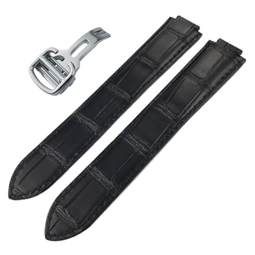 PURYN Uhrenarmband aus Kalbsleder, für Ballon Bleu de Cartier konvexe Uhrenarmbänder mit 14/16/18/20/22 mm, 18 mm, Achat von PURYN