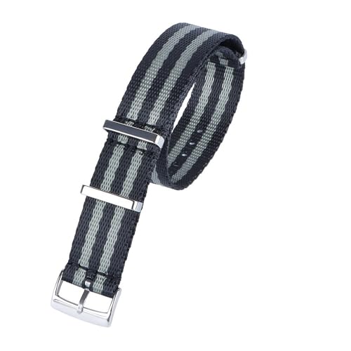 PURYN Uhrenarmband aus hochdichtem Nylon für Omega 007 für Seamaster 300, 20 mm, Canvas-Uhrenarmband für Rolex, Militär, Sportarmband, Tudor-Armband, 21 mm, Achat von PURYN