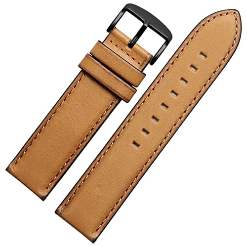 PURYN Uhrenarmband für Huawei Watch GT aus echtem Leder, für Hamilton-Armband, 20 mm, 22 mm, mit Schnellverschlussstiften, 18 mm, Achat von PURYN
