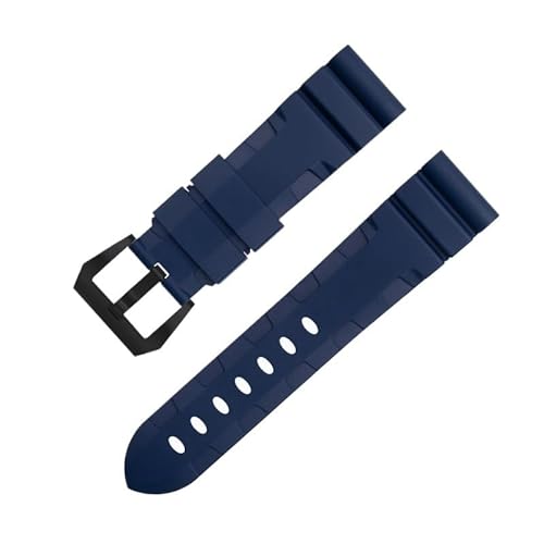 PURYN Uhrenarmband für Panerai-Armband für PAM1392/0682-Serie, weiches FKM-Gummi, 22 mm, 24 mm, 42/44 mm Zifferblatt, 24 mm, Achat von PURYN