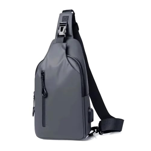 PURYN Umhängetasche, modisch, große Kapazität, wasserdicht, leicht, Freizeit, weich, bequem, Crossbody-Tasche, grau, Einheitsgröße PURYN Umhängetasche, modisch, große Kapazität, wasserdicht, leicht, Freizeit, weich, bequem, Crossbody-Tasche, grau, Einheitsgröße von PURYN