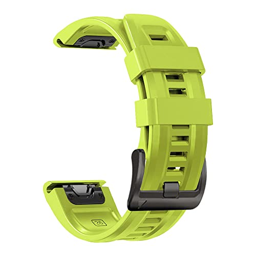 Quickfit-Uhrenarmband für Garmin Fenix 6X 7X 5X Plus 3HR Silikon Easyfit Handgelenkschlaufe für Fenix 6 7 5 Epix Watch, 26mm Fenix 6X 6X Pro, Achat von PURYN
