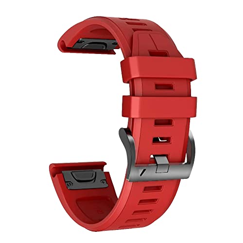 Silikon-Uhrenarmband für Garmin Fenix 7 7X 6X 6 Pro 5X 5 Plus 3HR 935 Enduro D2 Schnellverschluss Smartwatch, 22, 26 mm, 22mm Fenix 5 5Plus, Achat von PURYN